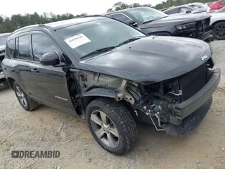 2016 Jeep Compass High Altitude Edition with VIN 1C4NJCEA8GD789233, listed as a IAAI auction lot 41650145 with 107,352 mi miles. Bid and sale history available at carsss.com. Image 1.