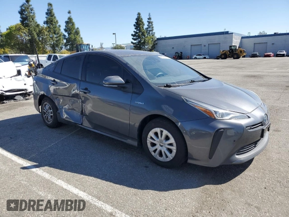 2022 Toyota Prius L Eco with VIN JTDKAMFU5N3165944, listed as a Copart auction lot 49791275 with 80,385 mi miles and Salvage Title. Bid and sale history available at DreamBid. Image 4.