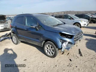 2022 Ford EcoSport SE with VIN MAJ6S3GL4NC469965, listed as a Copart auction lot 48806695 with 58,153 mi miles and Salvage Title. Bid and sale history available at carsss.com. Image 4.