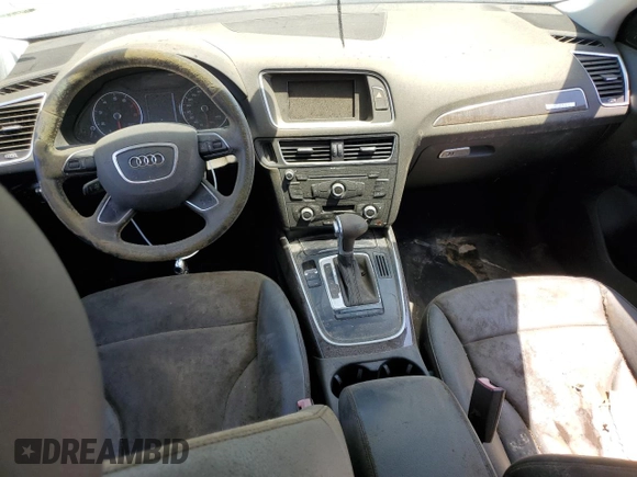 2013 Audi Q5 Premium with VIN WA1CFAFPXDA016741, listed as a Copart auction lot 52041075 with 0 mi miles and Salvage Title. Bid and sale history available at carsss.com. Image 8.