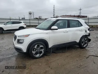 2023 Hyundai Venue SEL with VIN KMHRC8A39PU251071, listed as a Copart auction lot 87131074 with 33,809 mi miles and Non repairable. Bid and sale history available at DreamBid. Image 1.