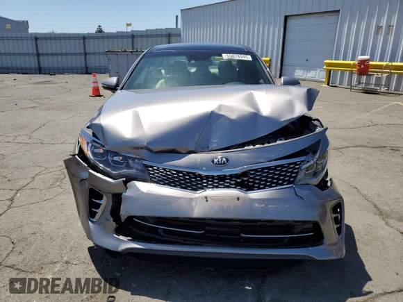 2017 Kia Optima SX Limited with VIN 5XXGV4L26HG138933, listed as a Copart auction lot 55078945 with 53,175 mi miles and Salvage title. Bid and sale history available at DreamBid. Image 5.