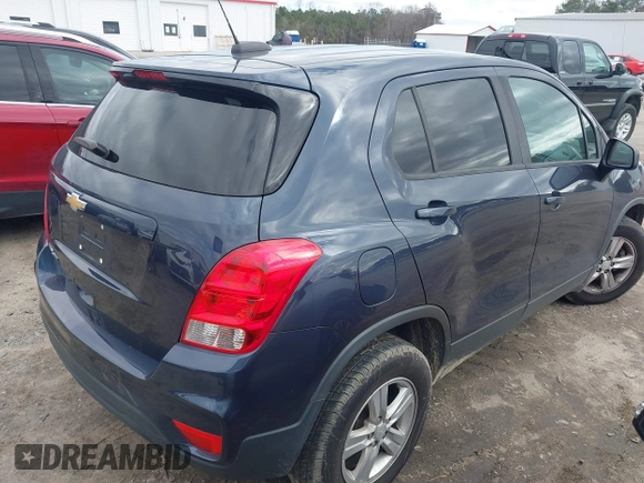 2019 Chevrolet Trax LS with VIN 3GNCJNSB4KL270755, listed as a IAAI auction lot 41738365 with 90,750 mi miles and . Bid and sale history available at DreamBid. Image 4.