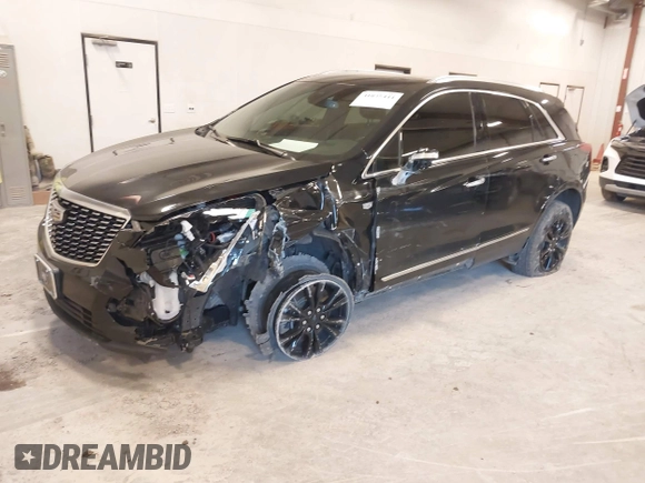 2021 Cadillac XT5 AWD Premium Luxury with VIN 1GYKNDR41MZ129884, listed as a IAAI auction lot 41835444 with 61,878 mi miles and . Bid and sale history available at DreamBid. Image 17.
