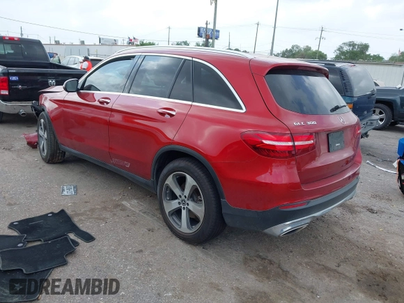 2017 Mercedes-Benz GLC with VIN WDC0G4JB5HF213354, listed as a IAAI auction lot 41939260 with 106,606 mi miles. Bid and sale history available at carsss.com. Image 3.