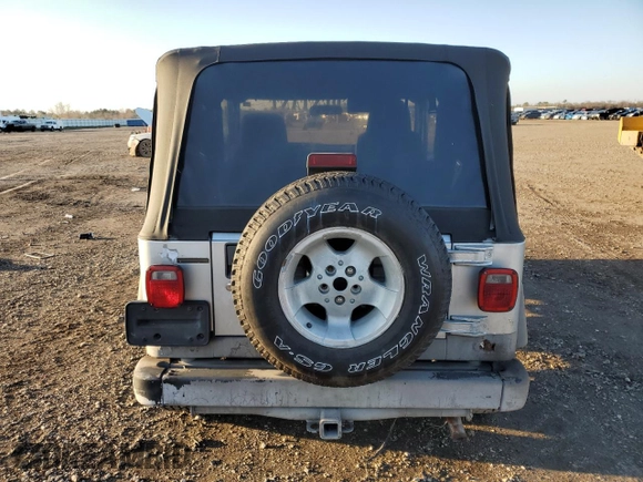 2003 Jeep Wrangler Sport with VIN 1J4FA49S03P313901, listed as a Copart auction lot 46100245 with 61,335 mi miles and Clean Title. Bid and sale history available at carsss.com. Image 6.