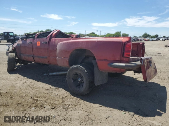 2007 Dodge 3500 SLT with VIN 3D7MX48A17G791667, listed as a Copart auction lot 59954314 with Not provided miles and Salvage title. Bid and sale history available at DreamBid. Image 2.