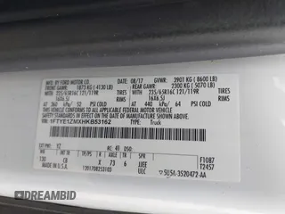 2017 Ford Transit с VIN 1FTYE1ZMXHKB53162, выставлен на аукционе IAAI как лот 42413355 с пробегом 146 599 миль миль и . История ставок и продаж доступна на DreamBid. Изображение 9.