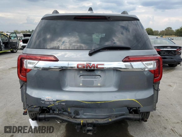 2021 GMC Acadia Denali with VIN 1GKKNPLS0MZ137882, listed as a Copart auction lot 45451505 with 51,627 mi miles and Clean Title. Bid and sale history available at carsss.com. Image 6.