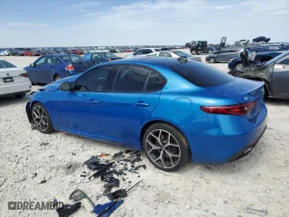 2018 Alfa Romeo Giulia Ti Sport with VIN ZARFAEEN7J7578331, listed as a Copart auction lot 48024455 with 0 mi miles and Salvage Title. Bid and sale history available at carsss.com. Image 2.