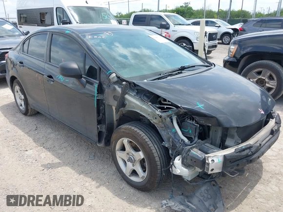 2015 Honda Civic LX with VIN 19XFB2F51FE120523, listed as a IAAI auction lot 42087314 with 129,727 mi miles and . Bid and sale history available at carsss.com. Image 1.