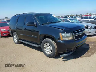 2007 Chevrolet Tahoe LT with VIN 1GNFC13087R373206, listed as a IAAI auction lot 42648412 with 200,670 mi miles and . Bid and sale history available at DreamBid. Image 1.