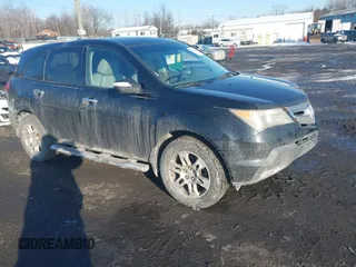 2007 Acura MDX with VIN 2HNYD282X7H542375, listed as a IAAI auction lot 41394948 with 189,364 mi miles. Bid and sale history available at carsss.com. Image 1.