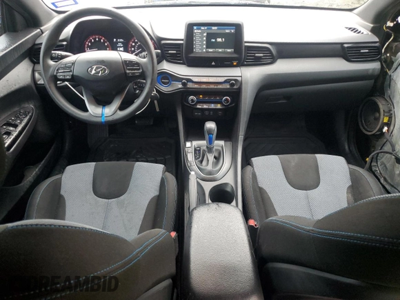 2021 Hyundai Veloster 2.0 Premium with VIN KMHTG6AFXMU032611, listed as a Copart auction lot 72994204 with 21,916 mi miles and Salvage Title. Bid and sale history available at carsss.com. Image 8.