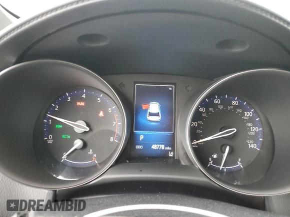 2018 Toyota C-HR XLE with VIN NMTKHMBX2JR055470, listed as a Copart auction lot 60122995 with 48,778 mi miles and Salvage title. Bid and sale history available at DreamBid. Image 9.