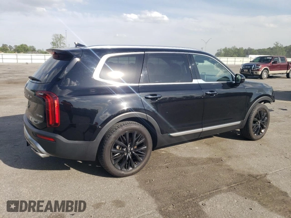 2020 Kia Telluride SX with VIN 5XYP5DHC0LG046674, listed as a Copart auction lot 53241575 with 80,267 mi miles and Salvage title. Bid and sale history available at DreamBid. Image 3.