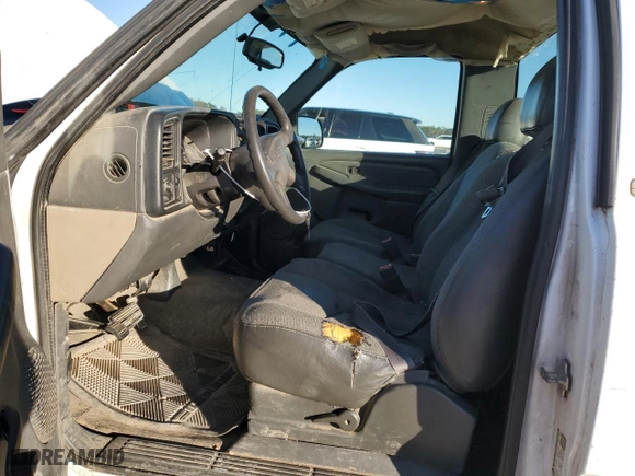 2005 Chevrolet Silverado 1500 Work Truck with VIN 1GCEC14X05Z152177, listed as a Copart auction lot 86987454 with 0 mi miles and Salvage Title. Bid and sale history available at carsss.com. Image 7.