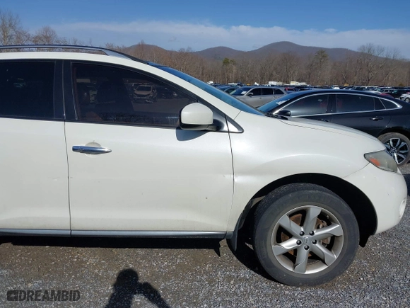 2009 Nissan Murano SL with VIN JN8AZ18W39W205559, listed as a IAAI auction lot 41688532 with 119,208 mi miles. Bid and sale history available at carsss.com. Image 13.