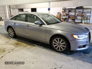 2013 Audi A6 with VIN WAUGFBFCXDN093447, listed as a Copart auction lot 70707524 with 187,159 mi miles and Salvage title. Bid and sale history available at DreamBid. Image 4.