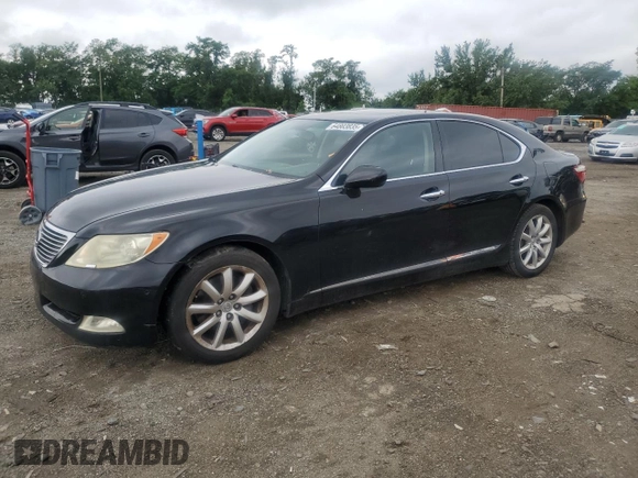 2008 Lexus LS 460 with VIN JTHBL46F485059066, listed as a Copart auction lot 64803835 with 198,520 mi miles and Salvage title. Bid and sale history available at DreamBid. Image 1.