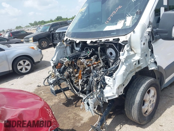 2018 Ford Transit with VIN 1FTYE2CG1JKA25990, listed as a IAAI auction lot 42713246 with Not provided miles and . Bid and sale history available at DreamBid. Image 6.