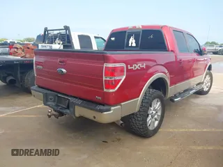 2010 Ford F-150 XL with VIN 1FTFW1EV9AFB45748, listed as a IAAI auction lot 41981953 with 221,352 mi miles. Bid and sale history available at carsss.com. Image 4.