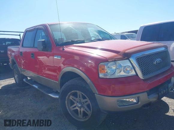 2005 Ford F-150 XLT with VIN 1FTPW14545KB57096, listed as a IAAI auction lot 41756804 with 162,733 mi miles. Bid and sale history available at carsss.com. Image 1.
