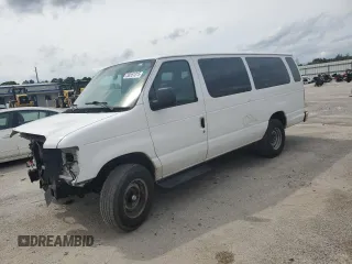 2012 Ford Econoline Passenger XL with VIN 1FBSS3BL5CDA94051, listed as a Copart auction lot 58551315 with 176,045 mi miles and Salvage title. Bid and sale history available at DreamBid. Image 1.
