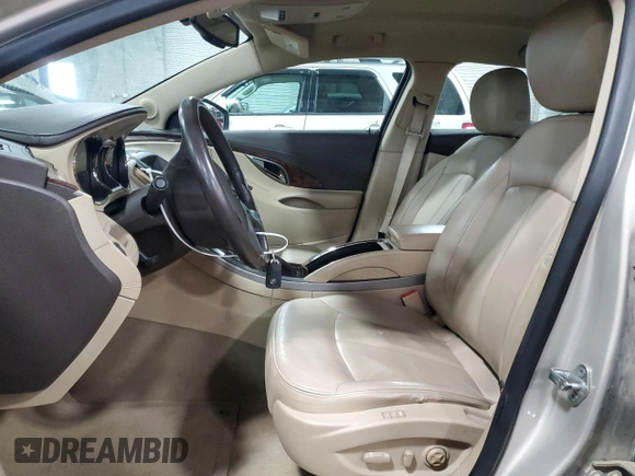 2012 Buick LaCrosse Premium 1 with VIN 1G4GD5E38CF118748, listed as a Copart auction lot 57525145 with 114,769 mi miles and Salvage title. Bid and sale history available at DreamBid. Image 7.