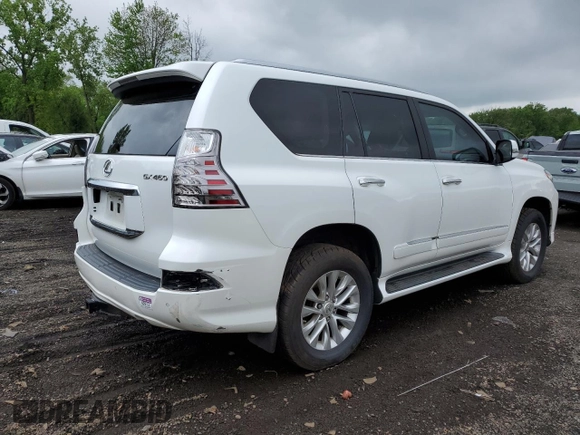 2015 Lexus GX 460 z VIN JTJBM7FXXF5108547, wystawiony jako Copart lot #56335385 z przebiegiem 229 950 mil mil oraz Szkoda całkowita • Salvage title. Historia ofert i sprzedaży dostępna na DreamBid. Obrazek 3.