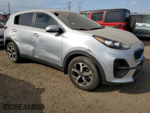2020 Kia Sportage LX with VIN KNDPM3AC6L7805669, listed as a Copart auction lot 48329075 with 59,994 mi miles and Salvage Title. Bid and sale history available at carsss.com. Image 4.