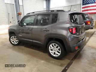 2018 Jeep Renegade Latitude z VIN ZACCJBBB8JPH66347, wystawiony jako Copart lot #55725035 z przebiegiem 65 166 mil mil oraz Szkoda całkowita • Salvage title. Historia ofert i sprzedaży dostępna na DreamBid. Obrazek 2.