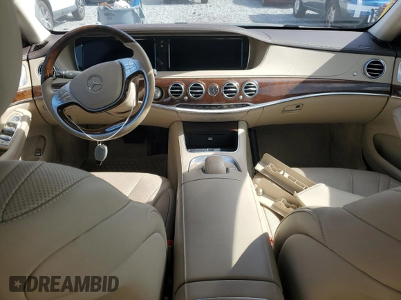 2014 Mercedes-Benz S-Class S 550 with VIN WDDUG8CB4EA055759, listed as a Copart auction lot 52003055 with 0 mi miles and Salvage Title. Bid and sale history available at carsss.com. Image 8.