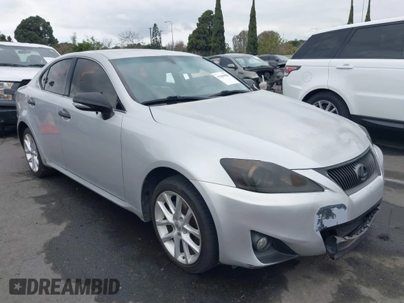 2012 Lexus IS 250 with VIN JTHCF5C22C5055027, listed as a IAAI auction lot 41465580 with 167,686 mi miles and . Bid and sale history available at DreamBid. Image 13.