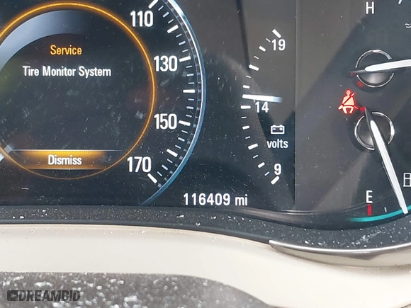 2016 Buick LaCrosse Sport Touring with VIN 1G4G45G37GF281927, listed as a IAAI auction lot 40585842 with 116,409 mi miles. Bid and sale history available at carsss.com. Image 15.