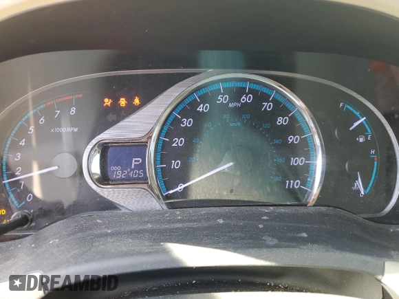 2012 Toyota Sienna XLE with VIN 5TDDK3DC6CS045186, listed as a Copart auction lot 51978615 with 192,105 mi miles and Clean Title. Bid and sale history available at carsss.com. Image 9.