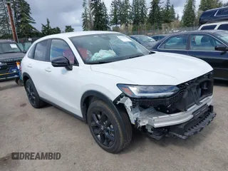 2024 Honda HR-V Sport with VIN 3CZRZ2H55RM714333, listed as a IAAI auction lot 41950745 with 13,572 mi miles. Bid and sale history available at carsss.com. Image 14.