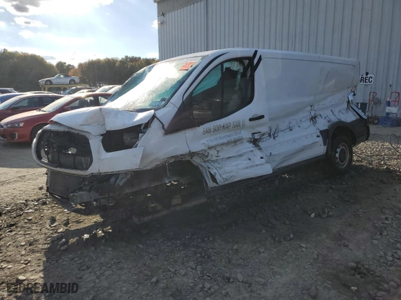 2017 Ford Transit Van with VIN 1FTYR1YM5HKA70292, listed as a Copart auction lot 75214644 with 0 mi miles and Non Repairable. Bid and sale history available at carsss.com. Image 1.