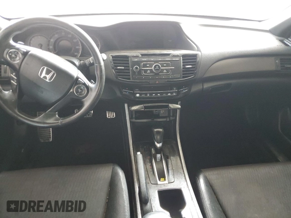 2016 Honda Accord Sport with VIN 1HGCR2F53GA059261, listed as a Copart auction lot 56152065 with 207,532 mi miles and Salvage title. Bid and sale history available at DreamBid. Image 8.