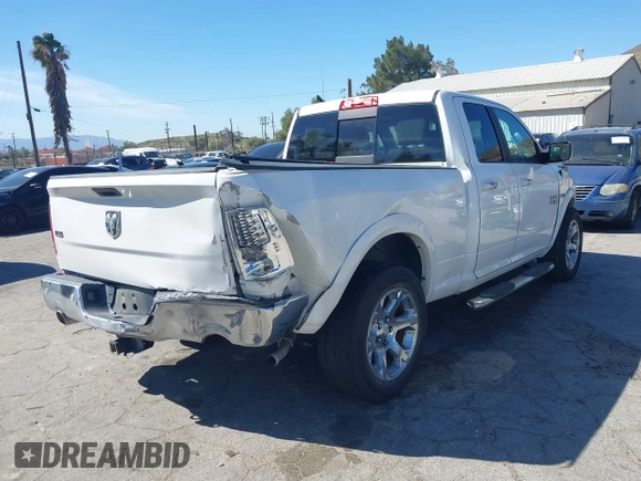 2016 Ram 1500 with VIN 1C6RR6JM0GS376625, listed as a IAAI auction lot 41622822 with 109,459 mi miles and . Bid and sale history available at DreamBid. Image 4.