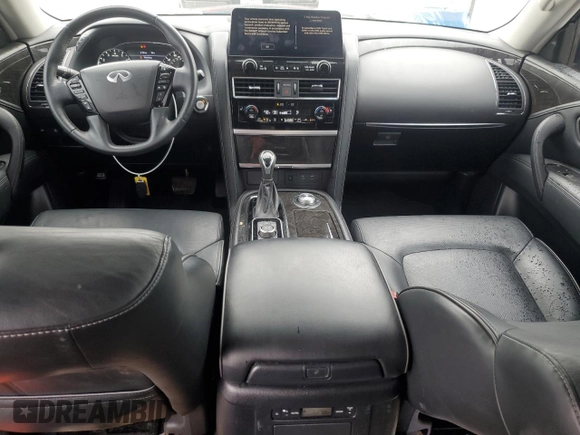 2022 Infiniti QX80 PREMIUM SELECT with VIN JN8AZ2AE4N9292548, listed as a Copart auction lot 85469534 with 35,106 mi miles and Salvage Title. Bid and sale history available at carsss.com. Image 8.
