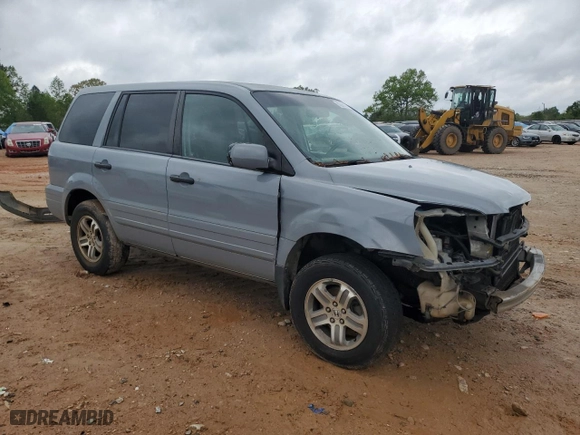 2004 Honda Pilot EX with VIN 2HKYF185X4H579532, listed as a Copart auction lot 52068875 with 216,251 mi miles and Salvage Title. Bid and sale history available at carsss.com. Image 4.