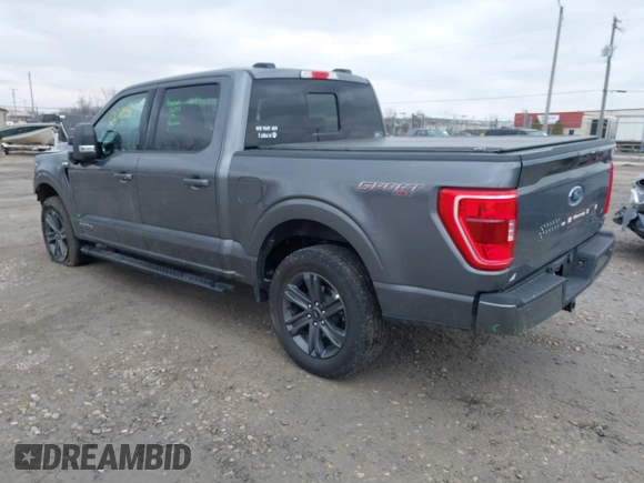 2023 Ford F-150 XL with VIN 1FTFW1ED2PFB98355, listed as a IAAI auction lot 42000505 with 14,777 mi miles and . Bid and sale history available at carsss.com. Image 3.
