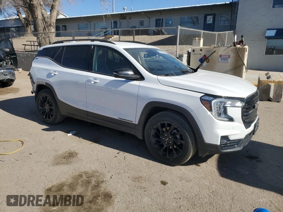 2023 GMC Terrain SLT with VIN 3GKALVEG4PL154145, listed as a Copart auction lot 89008375 with 55,445 mi miles and Salvage Title. Bid and sale history available at carsss.com. Image 4.