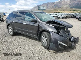 2017 Chevrolet Traverse LS z VIN 1GNKVFED6HJ269657, wystawiony jako Copart lot #57065555 z przebiegiem 46 906 mil mil oraz Szkoda całkowita • Salvage title. Historia ofert i sprzedaży dostępna na DreamBid. Obrazek 4.