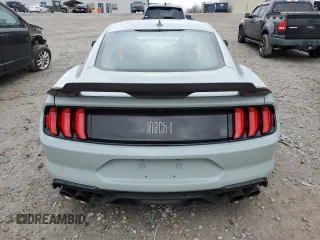 2021 Ford Mustang Mach 1 with VIN 1FA6P8R06M5551345, listed as a Copart auction lot 89345365 with 7,374 mi miles and Salvage Title. Bid and sale history available at carsss.com. Image 6.