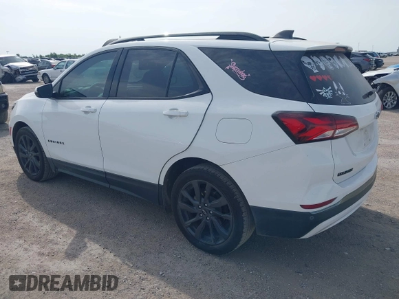 2022 Chevrolet Equinox RS with VIN 3GNAXMEV9NS199374, listed as a IAAI auction lot 42640182 with 56,560 mi miles and . Bid and sale history available at DreamBid. Image 3.