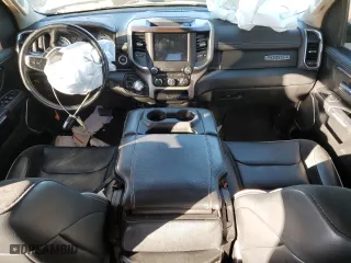 2021 Ram 1500 Laramie with VIN 1C6SRFJTXMN665384, listed as a Copart auction lot 42037685 with 76,836 mi miles and Salvage Title. Bid and sale history available at carsss.com. Image 8.