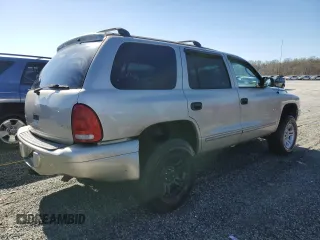 2001 Dodge Durango with VIN 1B4HS28N51F599577, listed as a Copart auction lot 46975055 with 206,500 mi miles and Salvage Title. Bid and sale history available at carsss.com. Image 3.