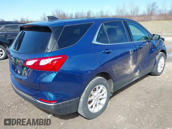 2019 Chevrolet Equinox LT with VIN 3GNAXUEV5KL214037, listed as a IAAI auction lot 41961928 with 97,867 mi miles and . Bid and sale history available at DreamBid. Image 4.